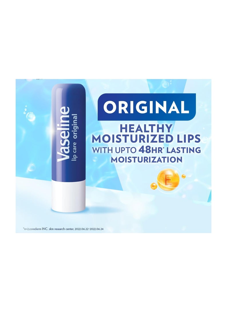 Vaseline Lip Care original Lip Balm Stick 4.8g (Pack of 3) - Image 2